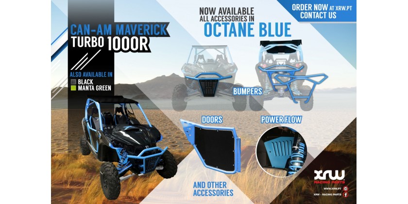 CAN-AM MAVERICK TURBO 1000R NOW IN OCTANE BLUE
