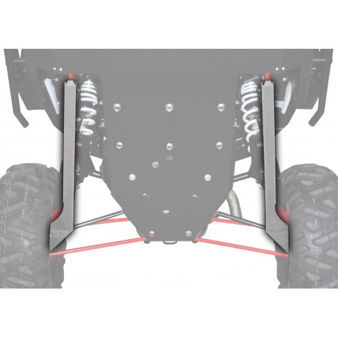 REAR TRAILING ARM GUARDS ALUM / PHD