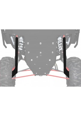 REAR TRAILING ARM GUARDS ALUM / PHD