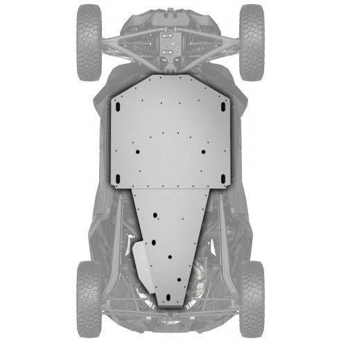 SKID PLATES KIT ALUM / PHD