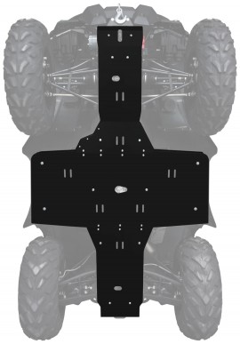 SKID PLATES KIT ALUM / PHD