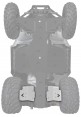 REAR A-ARM GUARDS ALUM / PHD