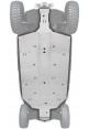 SKID PLATES KIT ALUM / PHD