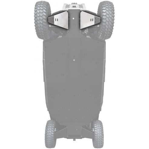 FRONT A-ARM GUARDS ALUM / PHD