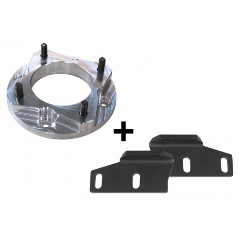 WHEEL SPACERS RZR PRO XP + ADAPTATEUR RACLEUR DE BOUE
