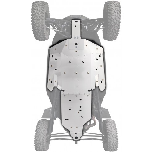 SKID PLATES EXTENDED KIT ALUM / PHD