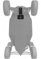 FRONT DIFF SKID PLATE ALUM / PHD