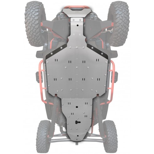 SKID PLATES KIT ALUM / PHD