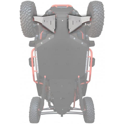 FRONT A-ARM GUARDS ALUM / PHD