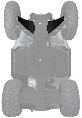 FRONT A-ARM GUARDS ALUM / PHD