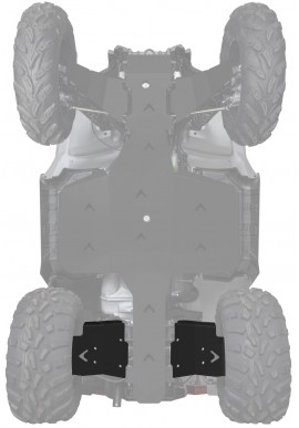 REAR A-ARM GUARDS ALUM / PHD