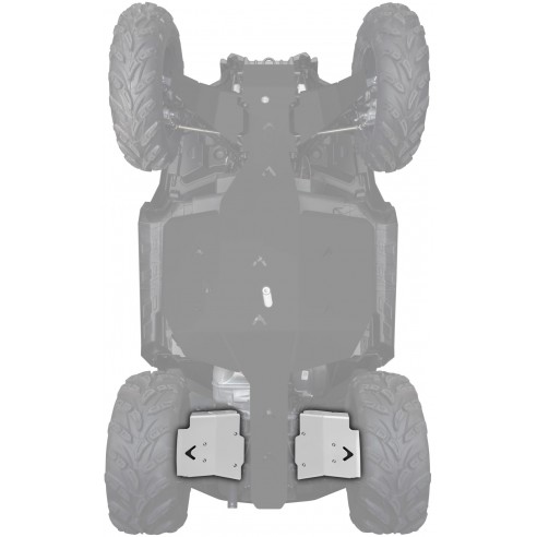 REAR A-ARM GUARDS ALUM / PHD