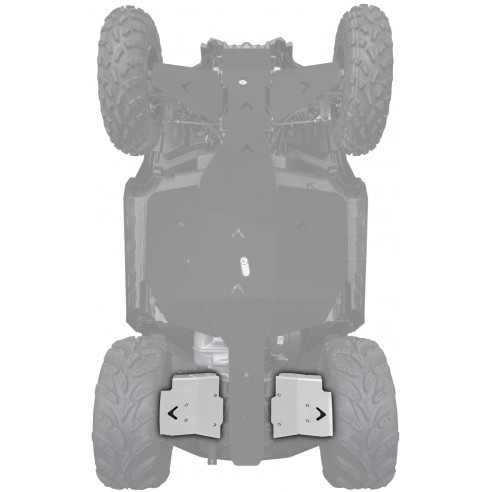 REAR A-ARM GUARDS ALUM / PHD