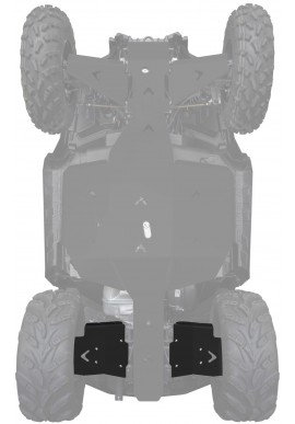 REAR A-ARM GUARDS ALUM / PHD