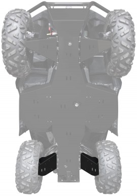 REAR A-ARM GUARDS ALUM / PHD