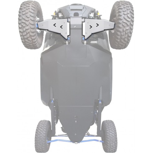 FRONT A-ARM GUARDS ALUM / PHD