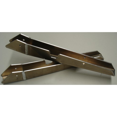 REAR TRAILING ARM GUARDS ALUM