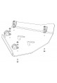 REAR A-ARM GUARDS ALUM