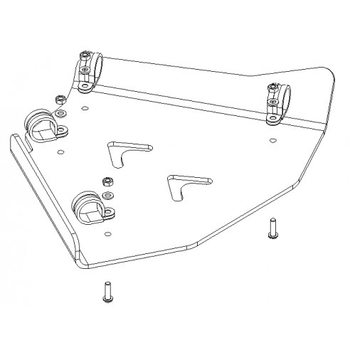 REAR A-ARM GUARDS ALUM