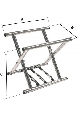 FLEXIBLE STAND STANDARD ALUM