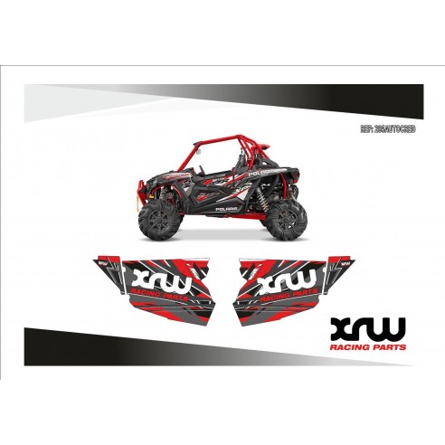 DOOR PANEL GRAPHICS - RED