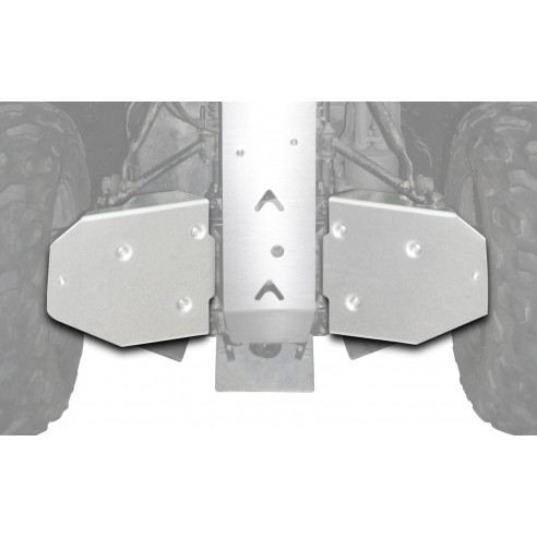 REAR A-ARM GUARDS ALUM