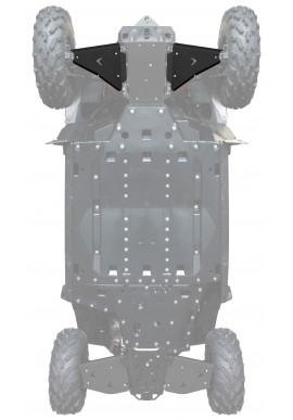 FRONT A-ARM GUARDS ALUM / PHD