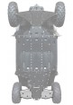 REAR A-ARM GUARDS ALUM / PHD