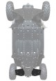 REAR A-ARM GUARDS ALUM / PHD