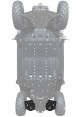 REAR A-ARM GUARDS ALUM / PHD