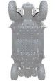 FRONT A-ARM GUARDS ALUM / PHD