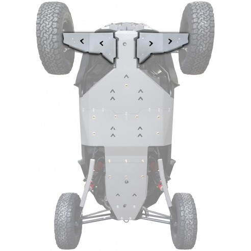 FRONT A-ARM GUARDS ALUM / PHD
