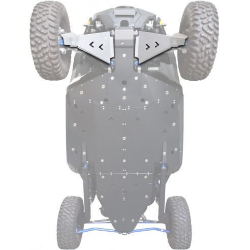 FRONT A-ARM GUARDS ALUM / PHD