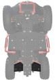 REAR A-ARM GUARDS ALUM / PHD