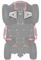 FRONT A-ARM GUARDS ALUM / PHD