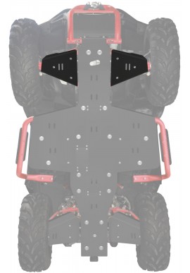 FRONT A-ARM GUARDS ALUM / PHD