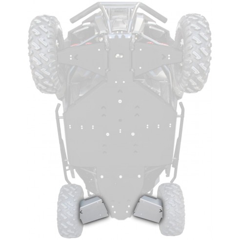 REAR A-ARM GUARDS ALUM / PHD