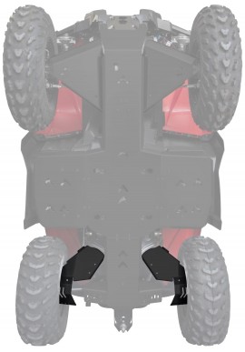 REAR TRAILING ARM GUARDS ALUM / PHD