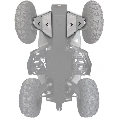 FRONT A-ARM GUARDS ALUM / PHD