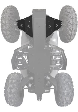 FRONT A-ARM GUARDS ALUM / PHD