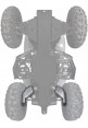 REAR TRAILING ARM GUARDS ALUM / PHD
