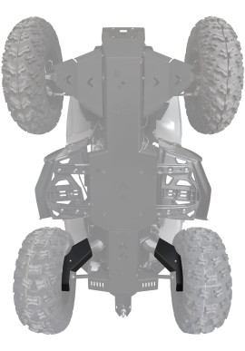 REAR TRAILING ARM GUARDS ALUM / PHD