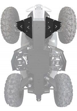 FRONT A-ARM GUARDS ALUM / PHD