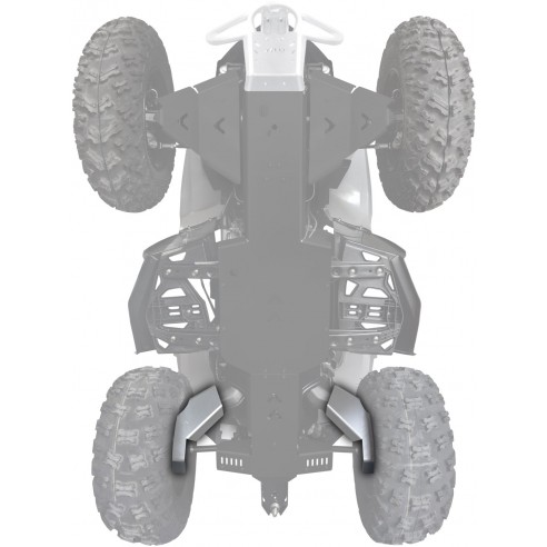 REAR TRAILING ARM GUARDS ALUM / PHD