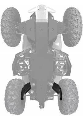REAR TRAILING ARM GUARDS ALUM / PHD