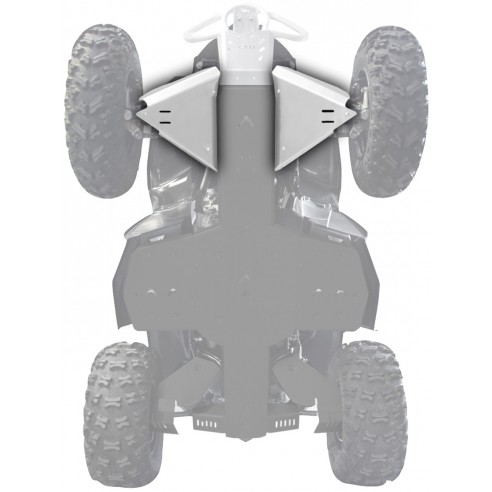 FRONT A-ARM GUARDS ALUM / PHD