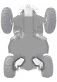 REAR TRAILING ARM GUARDS ALUM / PHD