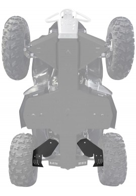 REAR TRAILING ARM GUARDS ALUM / PHD